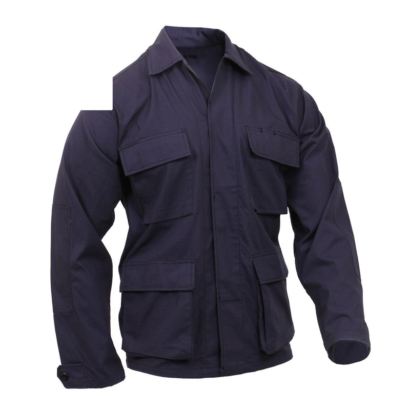 8803 Rothco Rip-Stop B.D.U. Shirt - Navy Blue