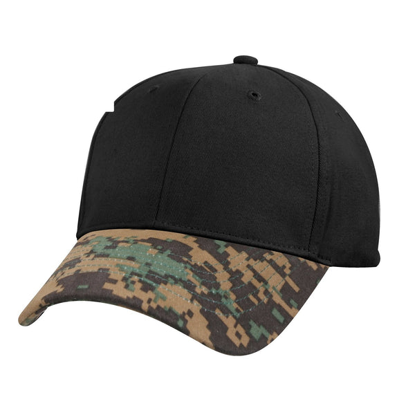 8933 Rothco Camo Two-Tone Low Profile Cap - Woodland Digital Camo