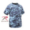 5265 Rothco Kids Digital Camo T-Shirt - Sky Blue Camo