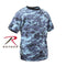 8947 Rothco Digital Camo T-Shirt - Sky Blue Digital Camo