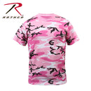 8987 Rothco Colored Camo T-Shirts - Pink Camo