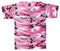 6736 Rothco Kids Camo T-Shirts - Pink Camo