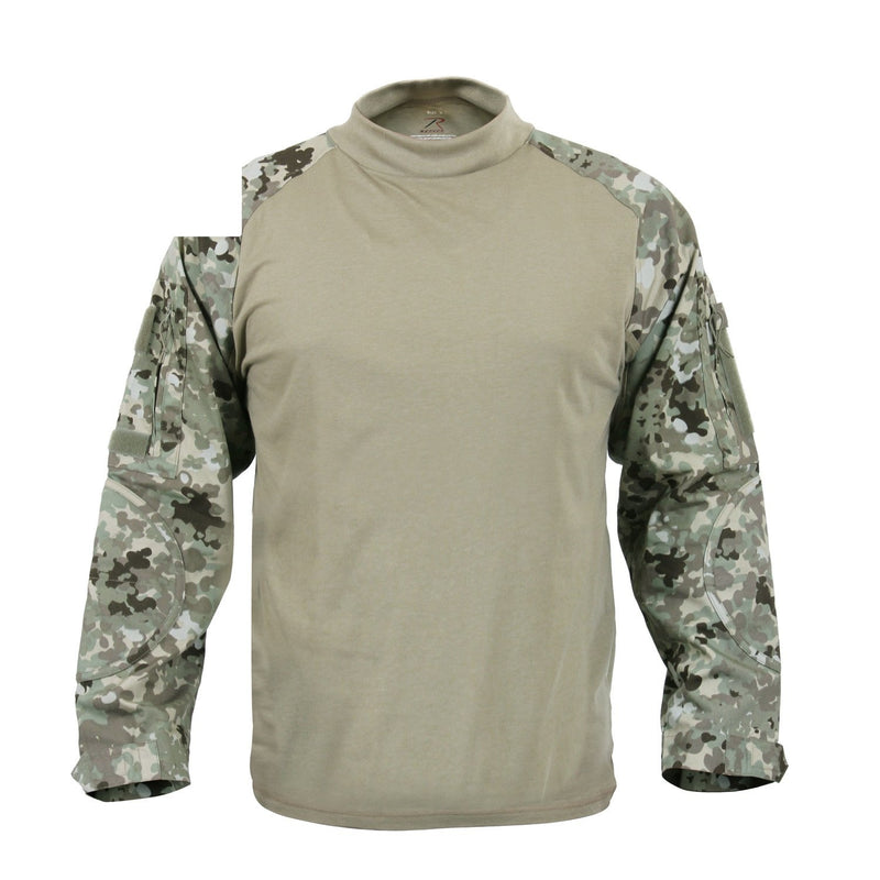 90009 Rothco Military FR NYCO Combat Shirt - Total Terrain Camo
