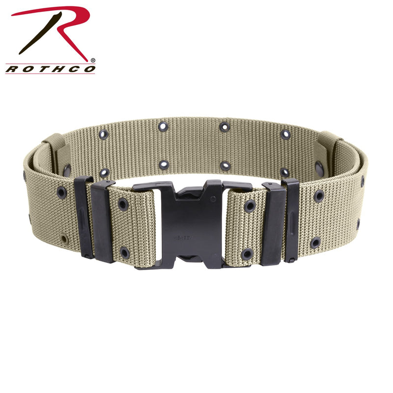 9040 / 9042 / 9044 Rothco New Issue Khaki Marine Corps Style Quick Release Pistol Belt