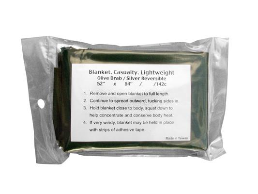 9070 Rothco G.I. Type Olive Drab Lightweight Combat Casualty Blanket