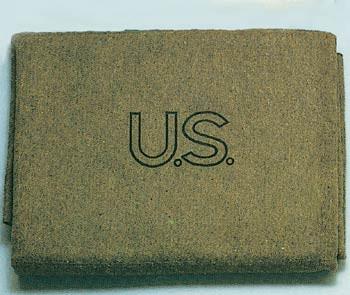 9084 Rothco Olive Drab U.S. Made 70% Virgin Wool Blanket