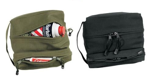 9126 ROTHCO CANVAS DUAL COMPARTMENT TRAVEL / SHAVE KIT