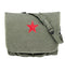 9129 ROTHCO CANVAS SHOULDER BAG / RED STAR - OLIVE DRAB