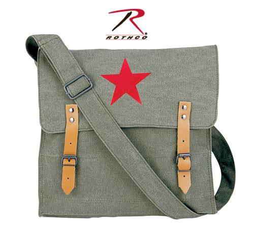 9142 Rothco Canvas Classic Bag / Red Star - Olive Drab