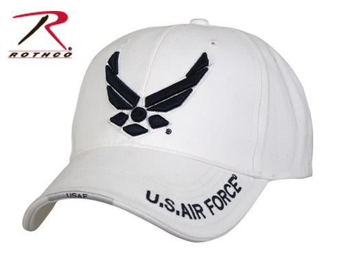 9154 Rothco Air Force White Deluxe Low Profile Insignia Cap