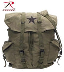 9158 Rothco Vintage Olive Drab Star Backpack