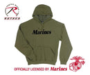 9176 Rothco Marines Pullover Hooded Sweatshirt - Olive Drab