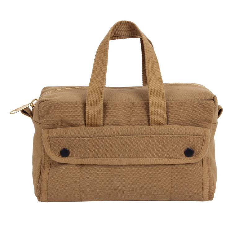91820 Rothco G.I. Type Mechanics Tool Bag With Brass Zipper - Coyote Brown