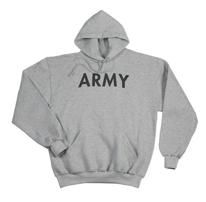 9189 Rothco Army Pullover Hooded Sweatshirt - Grey