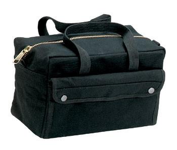 9192 Rothco G.I. Type Brass Zipper Black Mechanic's Tool Bag