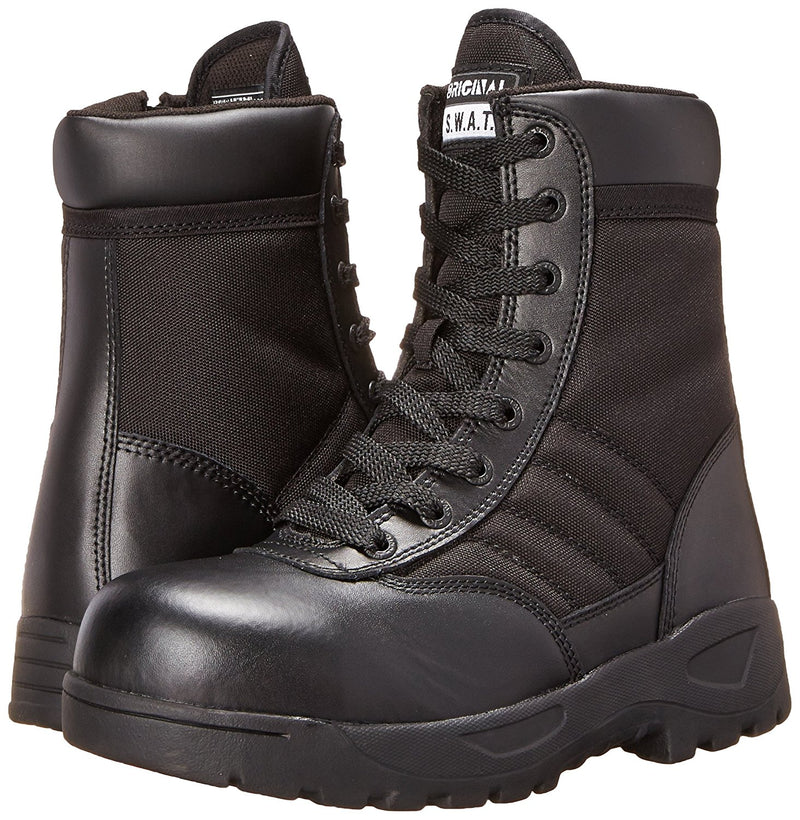 Original S.W.A.T. Men's Classic 9" Light Safety Toe Work Boot - Black