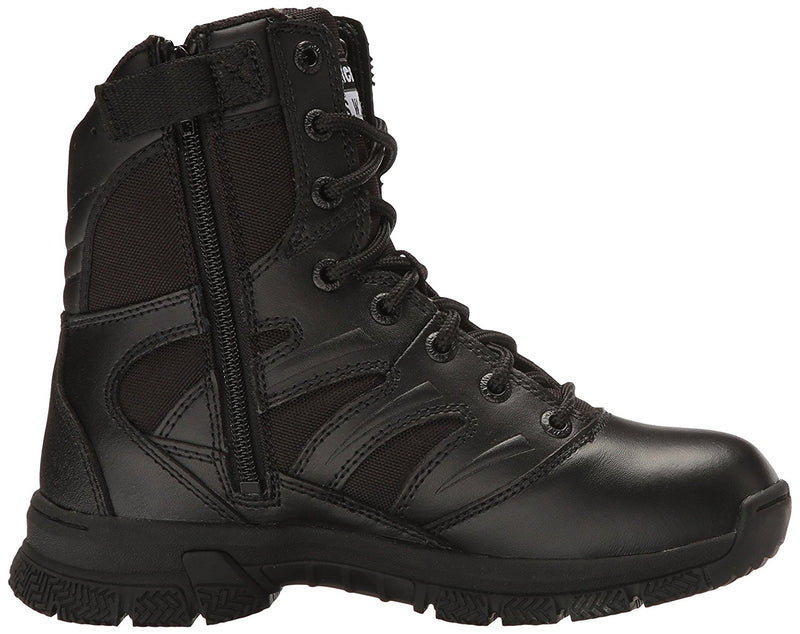 Original S.W.A.T. Men's Force 8" Side Zip Military and Tactical Boot - Black