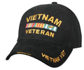 9321 DELUXE BLK LOW PROFILE VIETNAM VET INSIGNIA CAP