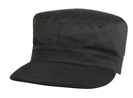 9340 ULTRA FORCETM POLY/COTTON BLACK FATIGUE CAPS