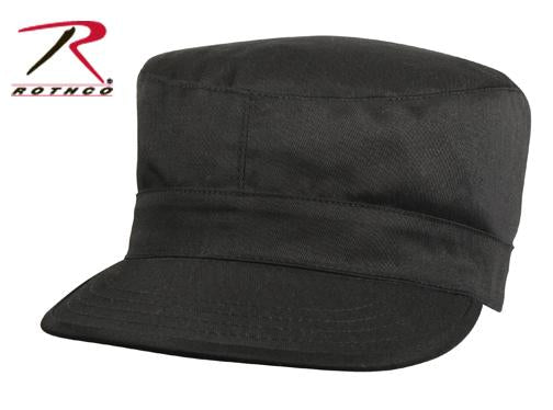 9340 Rothco Ultra Force TM Poly/cotton Black Fatigue Caps