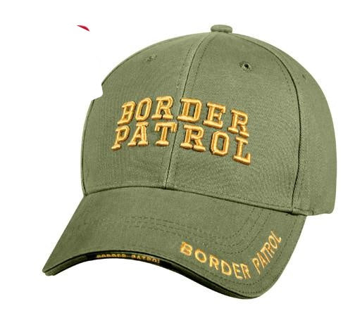 9368 DELUXE LOW PROFILE CAP - OLIVE DRAB - BORDER PATROL