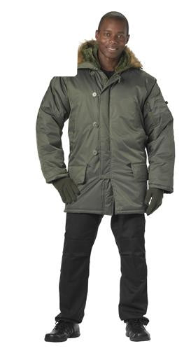 9387 Rothco Ultra Force Sage N-3B Parka