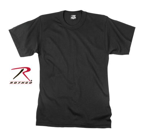9590 Rothco Moisture Wicking T-shirt - Black