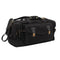 9611 Rothco Canvas Long Weekend Bag - Black / Leather