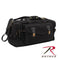 9611 Rothco Canvas Long Weekend Bag - Black / Leather
