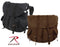 9658 Rothco Vintage Weekender Backpacks-Black, Brown