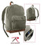 9666 Rothco Olive Drab Vintage Canvas Teardrop Backpack w/Leather Accents