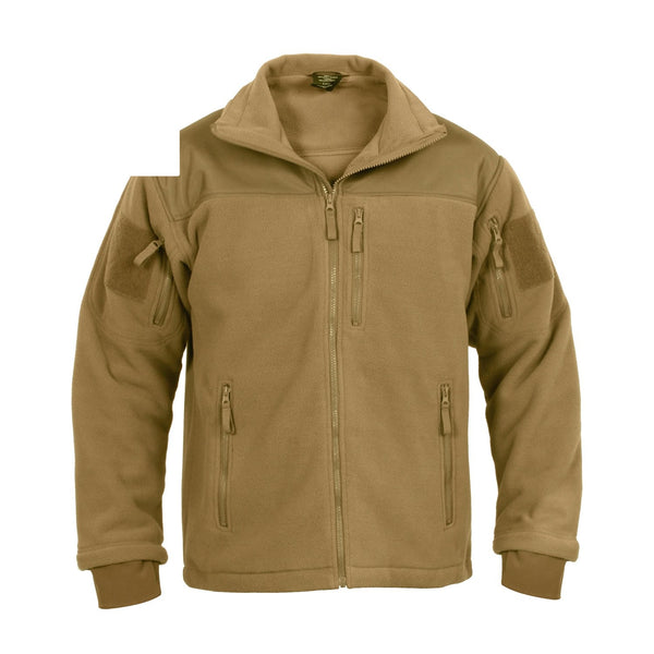 96680 Rothco Spec Ops Tactical Fleece Jacket - Coyote Brown