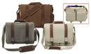 9691 ROTHCO VINTAGE CANVAS PATHFINDER LAPTOP BAG WITH LEATHER ACCENTS