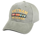 9721 VINTAGE DELUXE LOW PROFILE INSIGNIA CAP - OLIVE DRAB VIETNAM VET