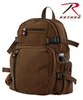 9743 Rothco Vintage Brown Compact Backpack