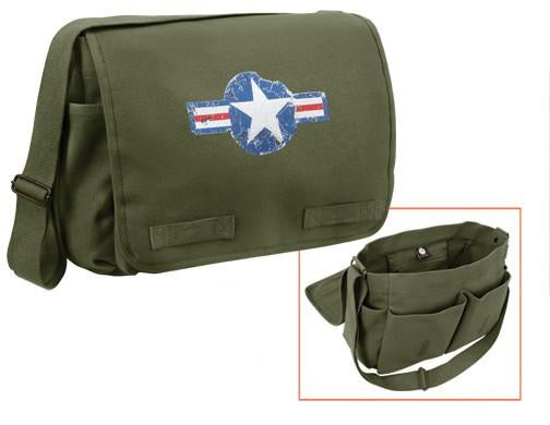 9756 Rothco Heavyweight Classic Messenger Bag - Air Corp - OD