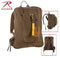 9763 Rothco Brown Vintage Canvas Flight Bag