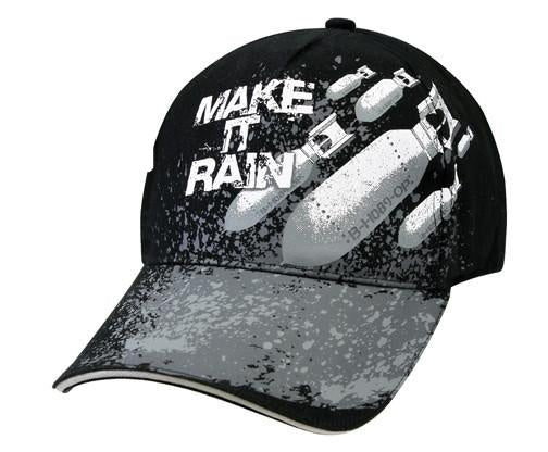 9783 Black 'Make It Rain' Deluxe Low Profile Insignia Cap