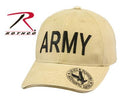 9788 Rothco Vintage Deluxe Low Profile Insignia Cap - Khaki Army