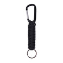 9808 Rothco Paracord Keychain with Carabiner - Black