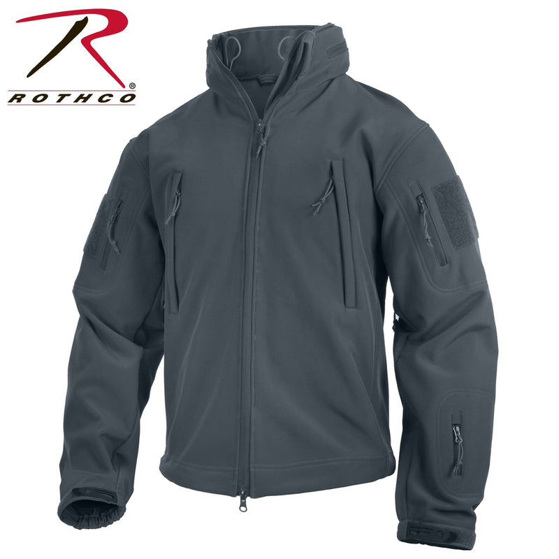 9824 Rothco Special Ops Tactical Soft Shell Jacket - Gun Metal Grey