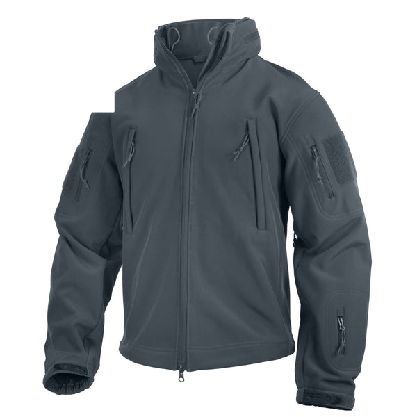 9824 Rothco Special Ops Tactical Soft Shell Jacket - Gun Metal Grey