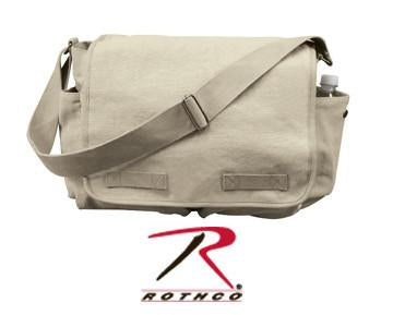 9848 Rothco Vintage Canvas Classic Messenger Bag - Khaki