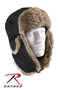 9870 Rothco Fur Flyers Hat - Black