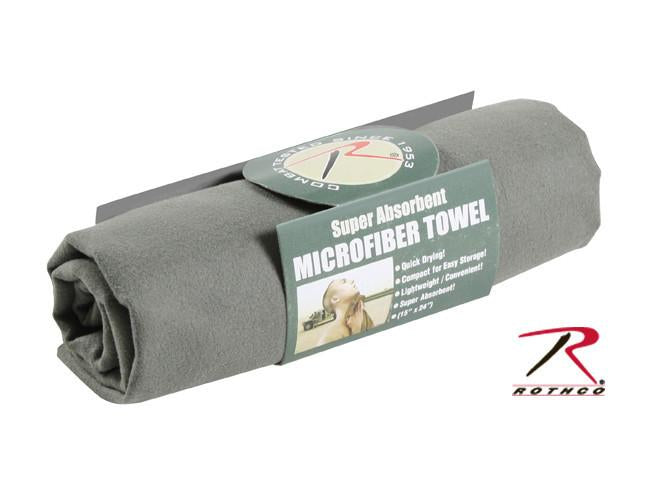 98 Rothco Microfiber Towel - Foliage / 15" X 24"