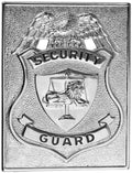Tactical 365Â® Operation First Response Security Guard Rectangular Border Shield Badge