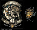 80330 Rothco Black U.S.M.C. Bulldog T-Shirt