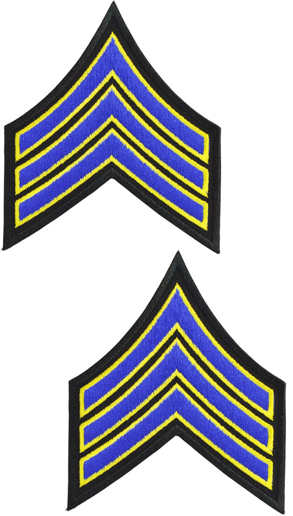 Tactical 365Â® Operation First Response Pair of Sergeant Rank Uniform Chevron Emblem Patches
