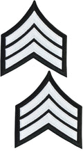 Tactical 365Â® Operation First Response Pair of Sergeant Rank Uniform Chevron Emblem Patches