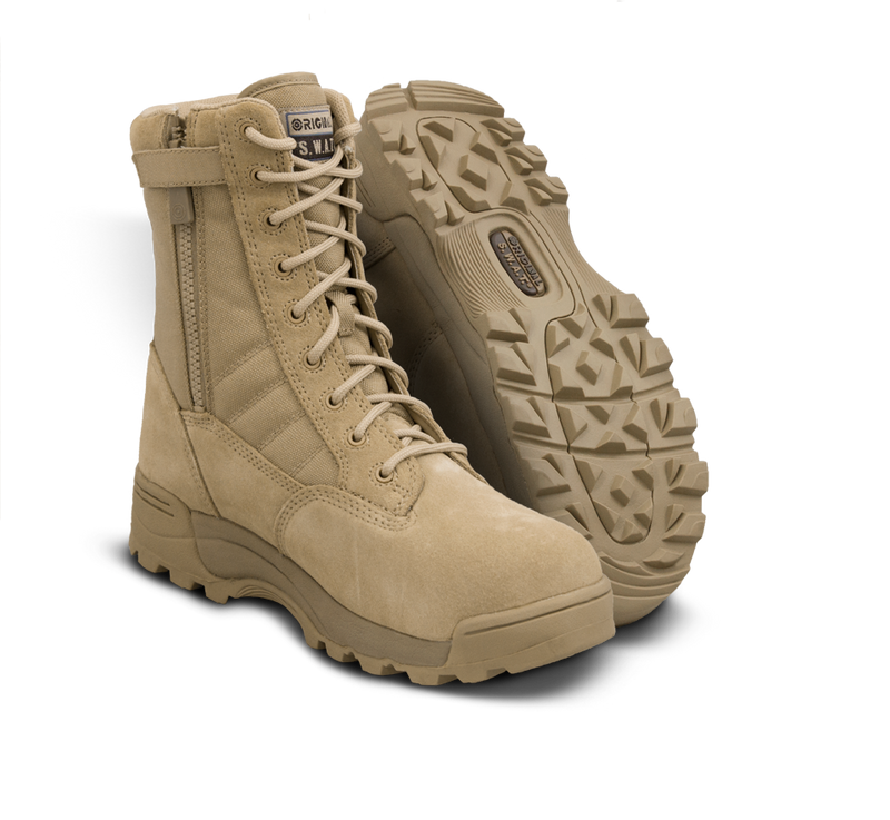 Original S.W.A.T. Men's Classic 9" Safety Boots- Tan